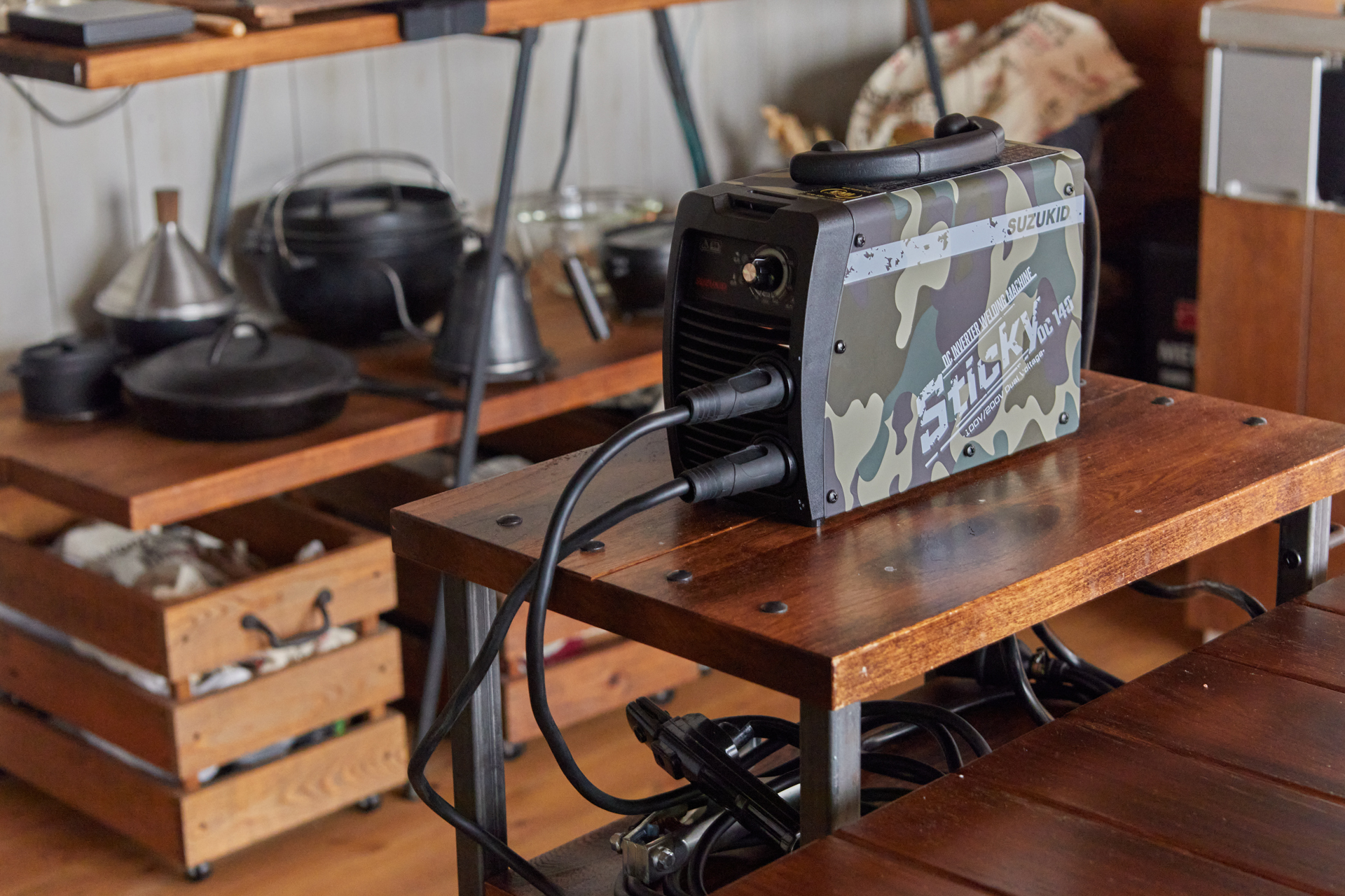 STK-140CFの溶接シーン