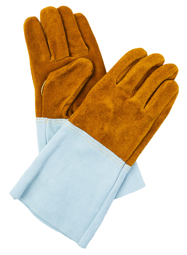 本皮溶接用裏出し手袋(5本指)