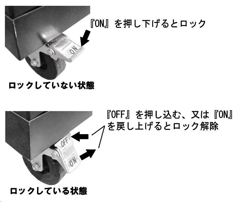 前輪ストッパー