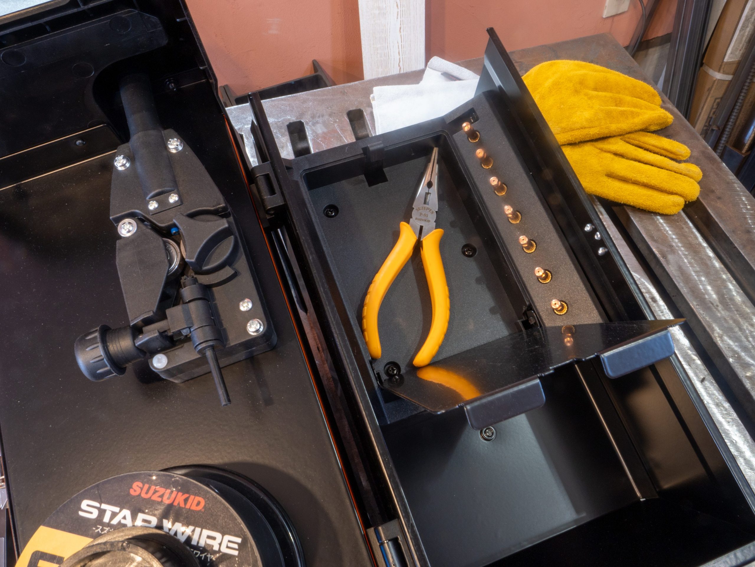 消耗品収納スペース