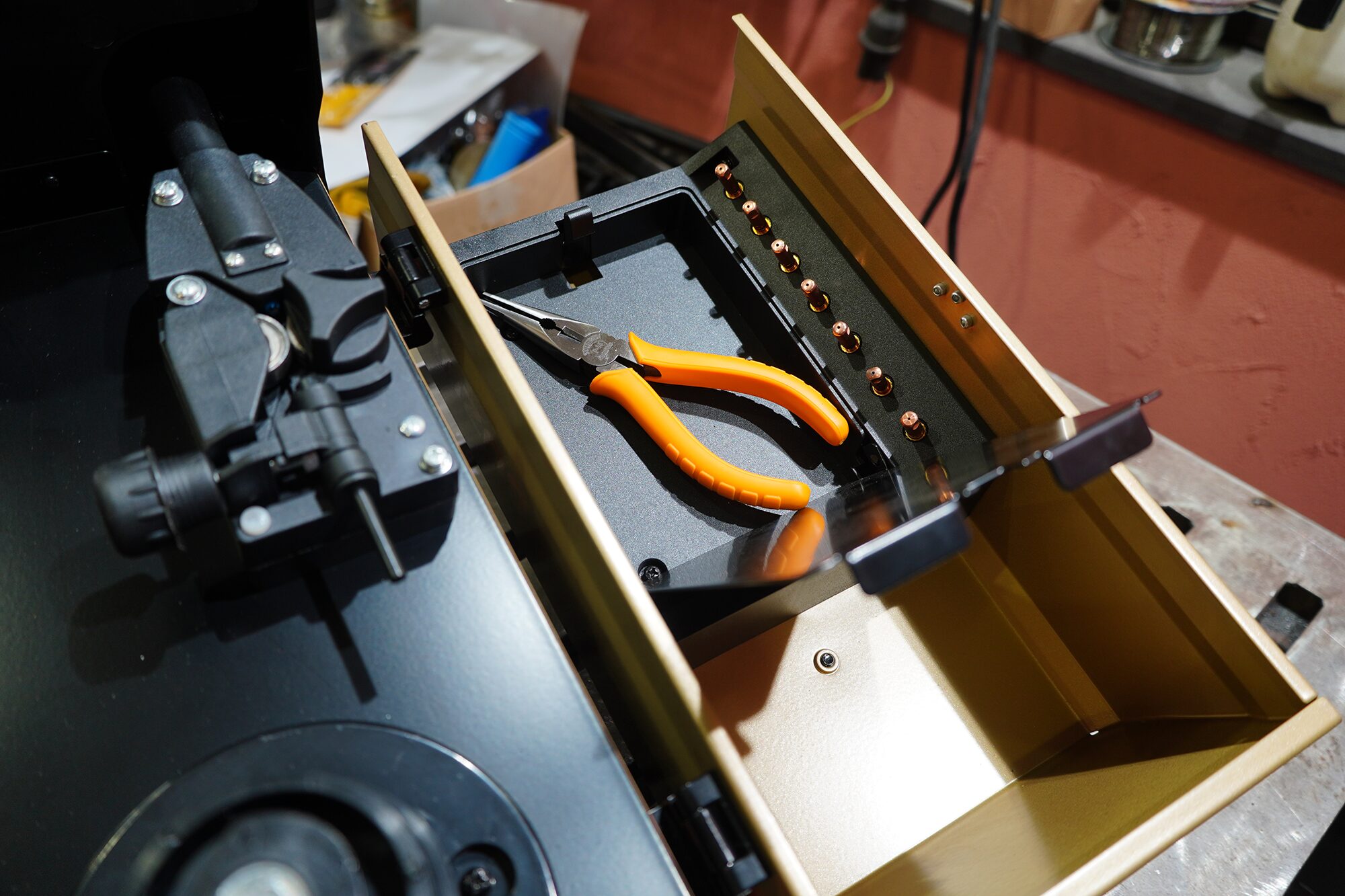 消耗品収納スペース